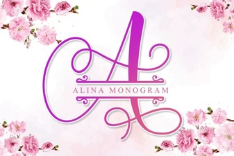 Alina Monogram Font: Elegant Branding & Logo Ideas
