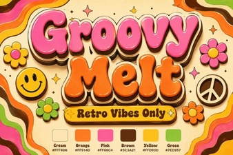 Groovy Melt Font: Retro Typography for Creative Projects