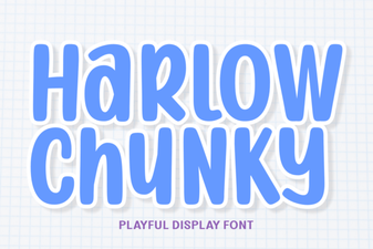 Harlow Chunky Font for Bold Logos and Creative Designs