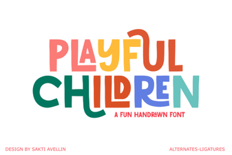 Designing for Kids: the Perfect Playful Children Font