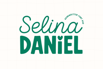 Elevate Your Designs with Selina Daniel Duo Font