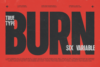 Trt Burn Font: Distressed Typography for Edgy Brands