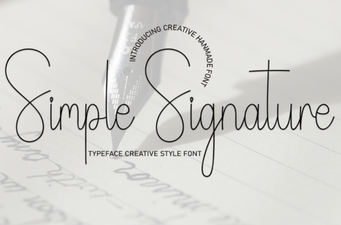 Simple Signature Font Ideas for Elegant Branding