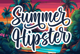 Summer Hipster Font: Retro Design & Project Ideas